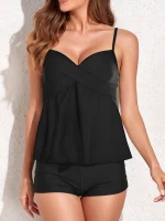Tankini Noir Amincissant