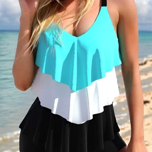 Tankini Mit Rueschen